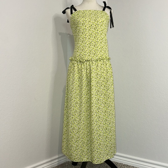 Topshop Floral Midi Dress Size 8 NWT - Picture 7 of 12